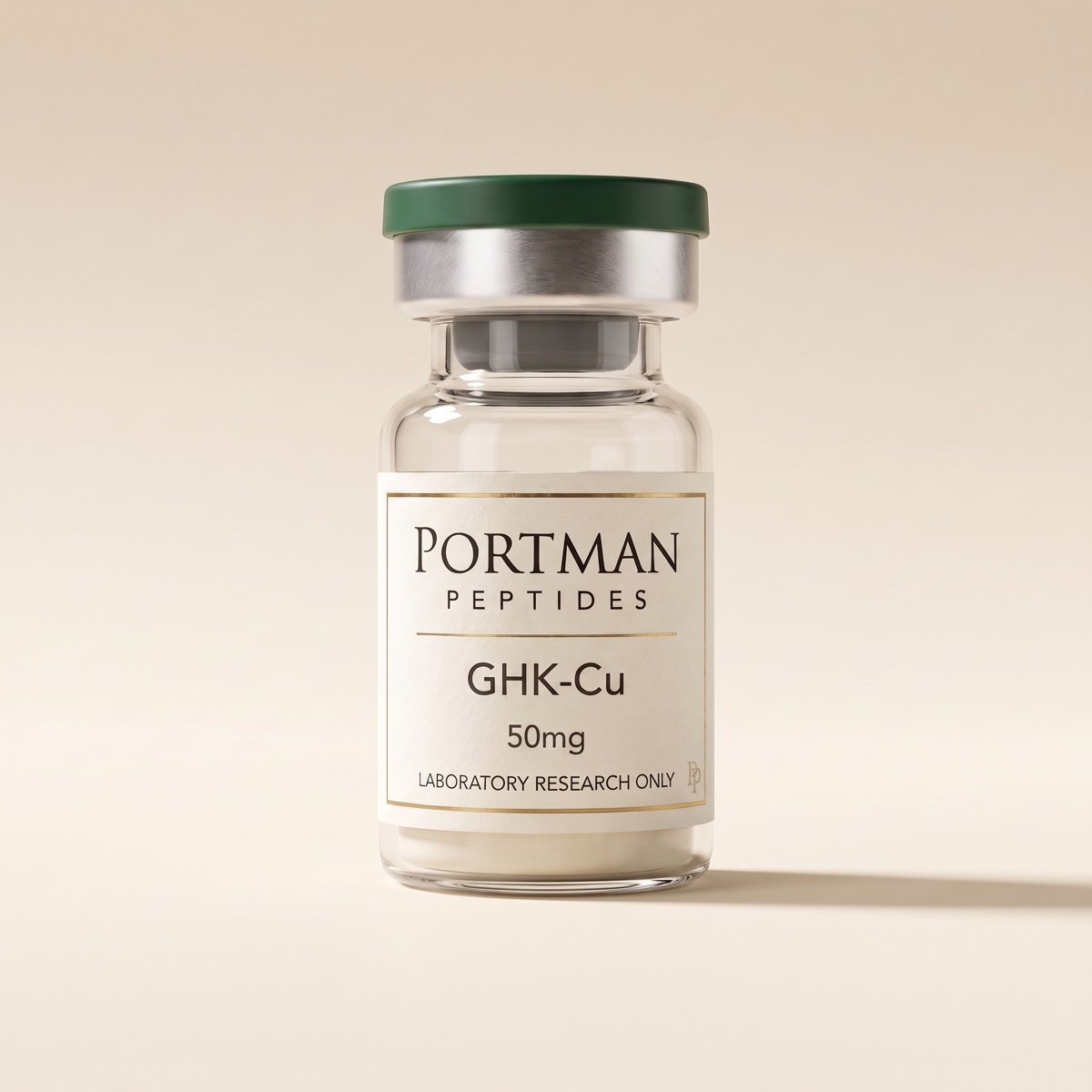 GHK-Cu Portman packaging visualisation